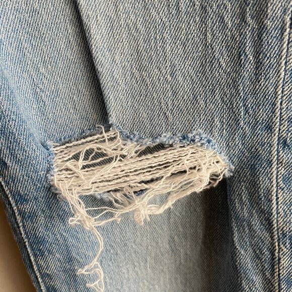 Madewell The Petite Perfect Vintage Jean in Coney Wash Destroyed 23P - Picture 6 of 10